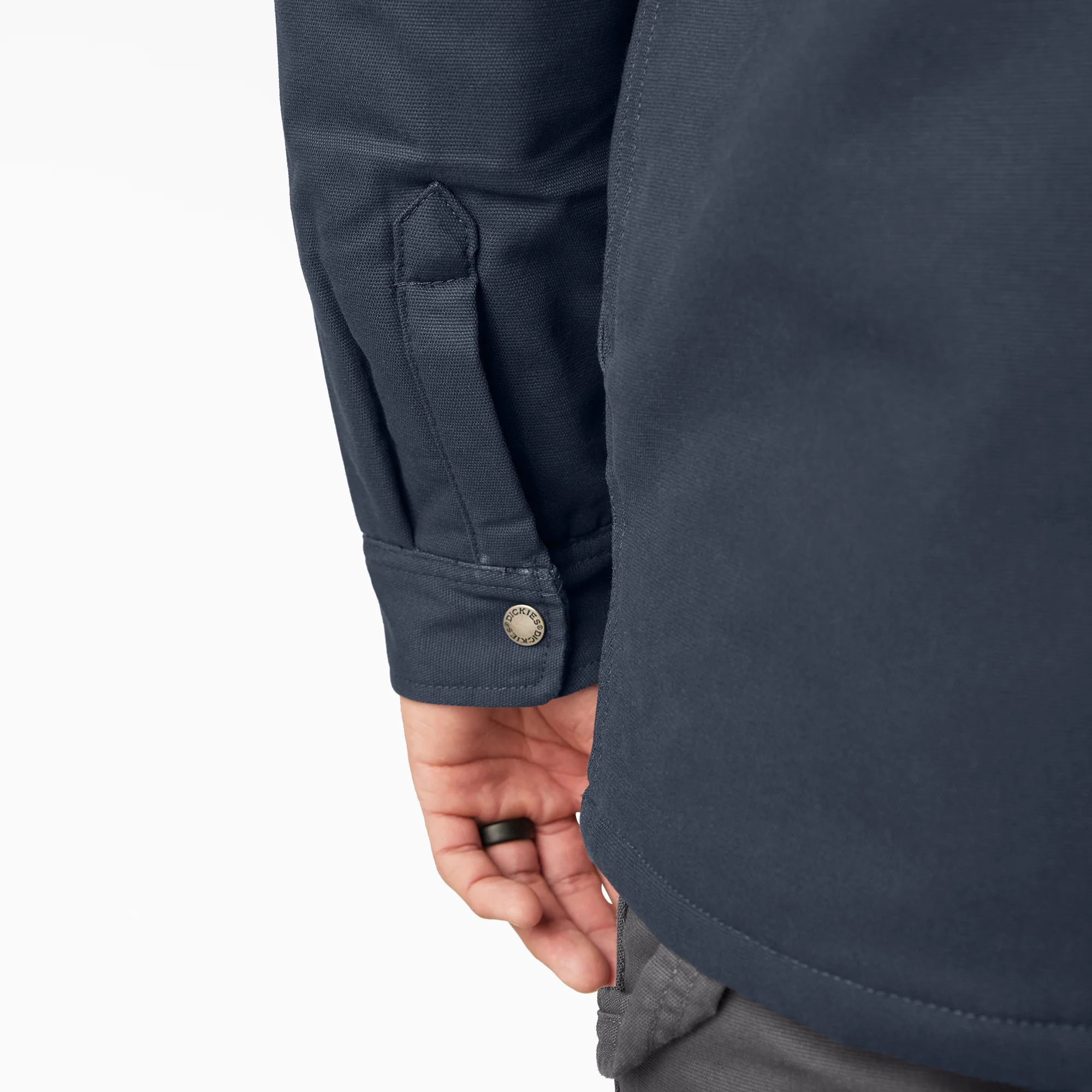 Water Repellent Duck Hooded Shirt Jacket - Image 6