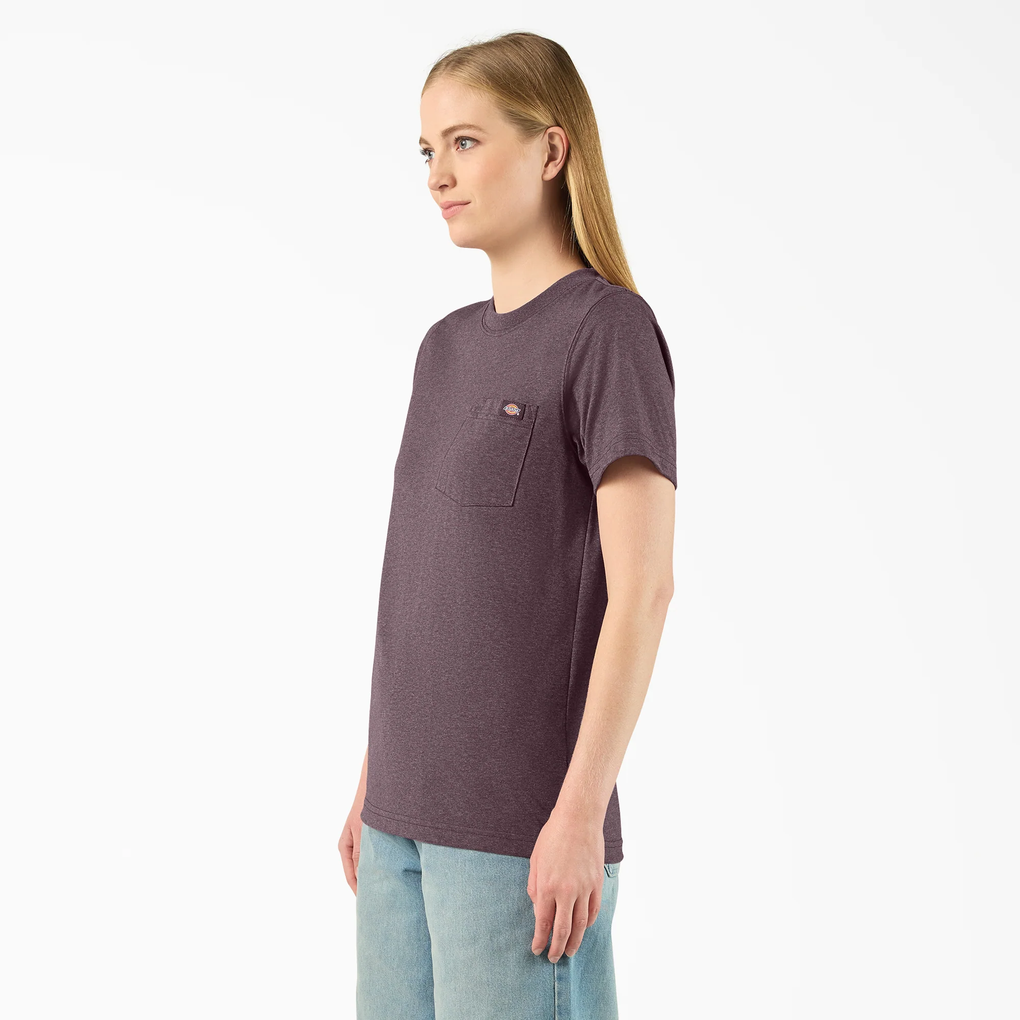 Women's Heavyweight Short Sleeve Pocket T-Shirt - Image 3